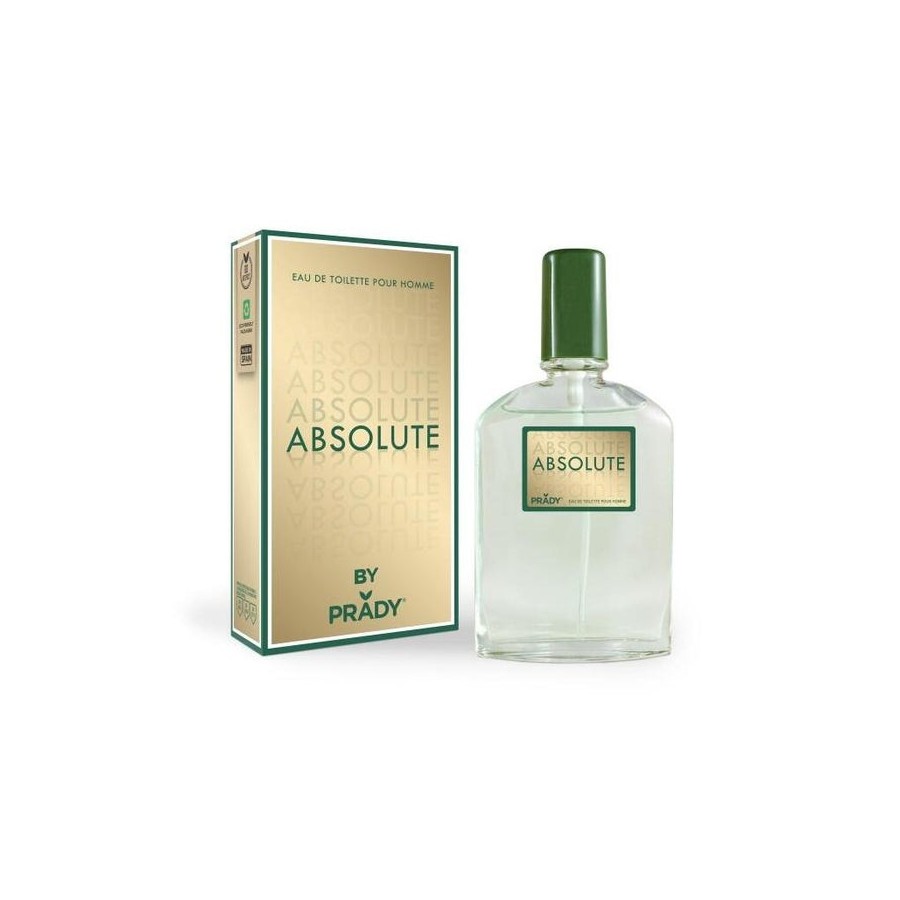 Prady colonia de hombre absolute - frasco de 90 ml - spray pulverizador