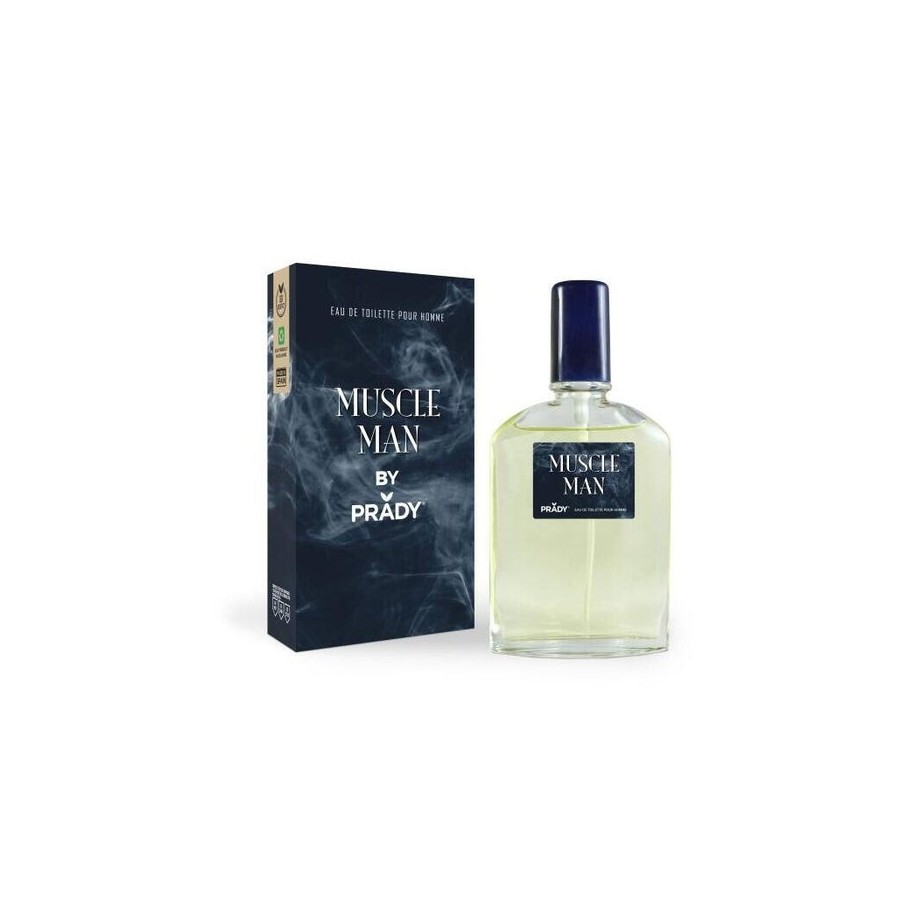 Prady colonia de hombre muscle man - frasco de 90 ml - spray pulverizador
