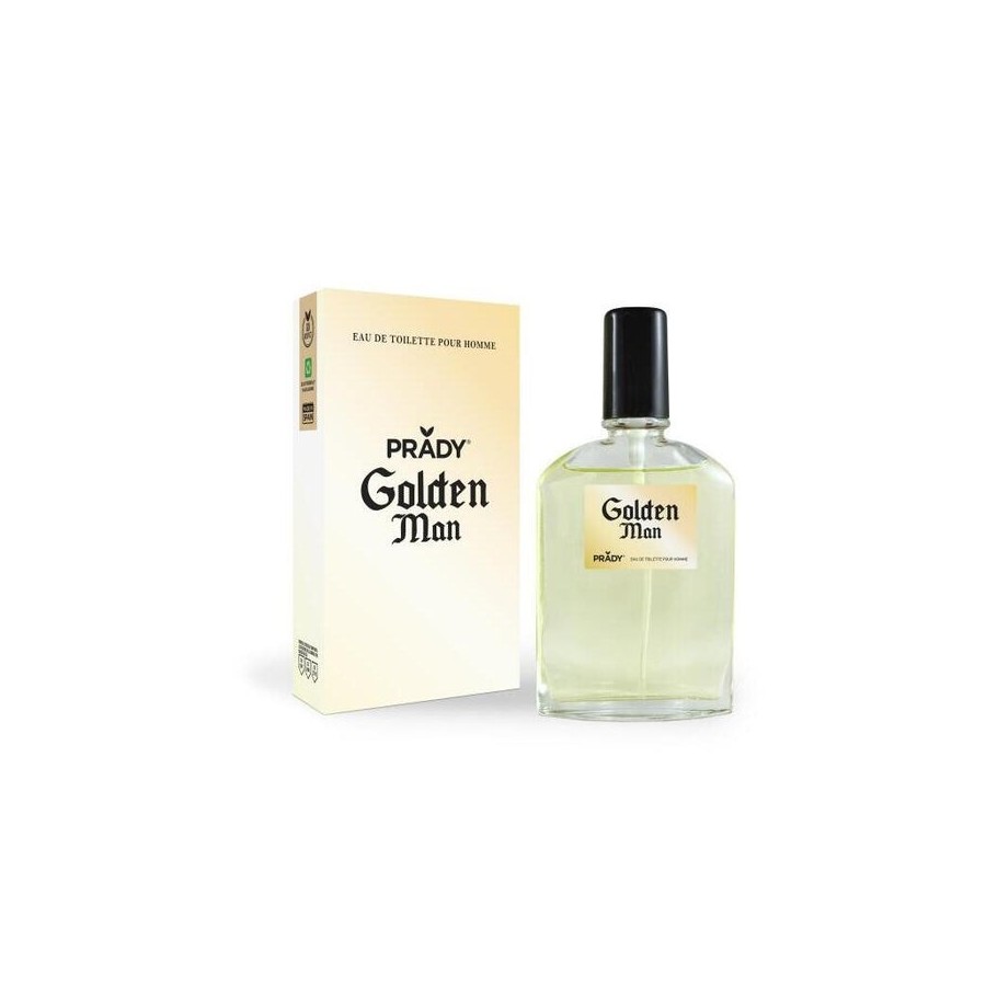 Prady colonia de hombre golden man - frasco de 90 ml - spray pulverizador