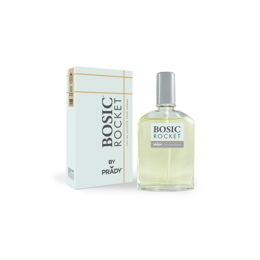Prady colonia de hombre bosic rocket - frasco de 90 ml - spray pulverizador
