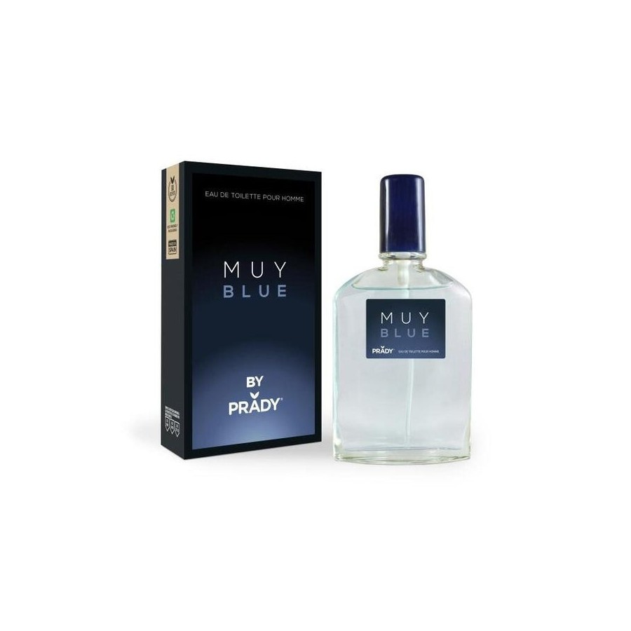 Prady colonia de hombre muy blue - frasco de 90 ml - spray pulverizador