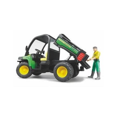 Bruder john deere gator xuv 855d with driver vehículo de juguete