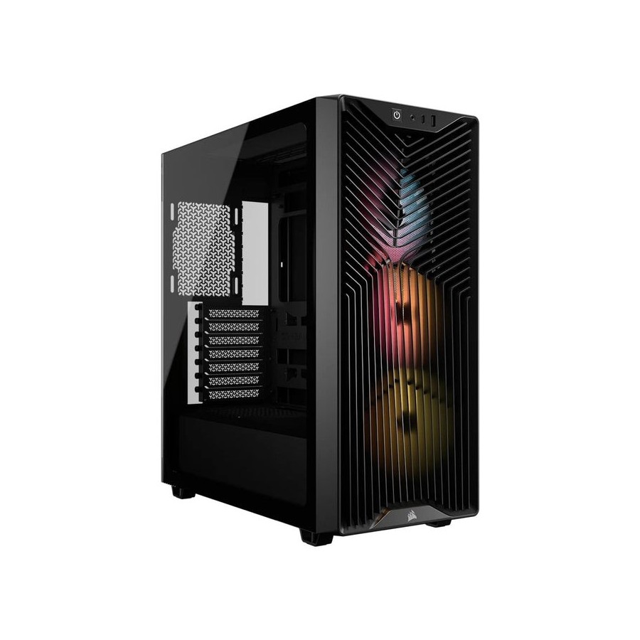 Corsair 3200d rs argb negro (negro, tempered glass) cc-9011344-ww