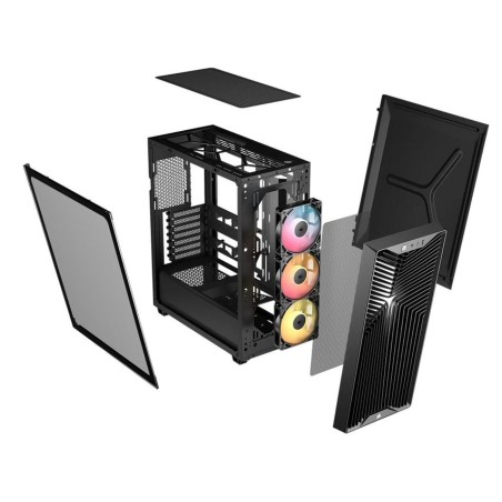 Corsair 3200d rs argb negro (negro, tempered glass) cc-9011344-ww