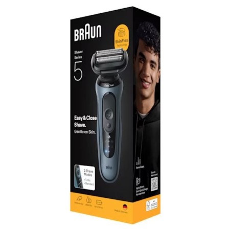 Afeitadora  braun series 5 52-a1000s de láminas azul