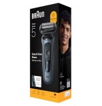 Afeitadora  braun series 5 52-a1000s de láminas azul