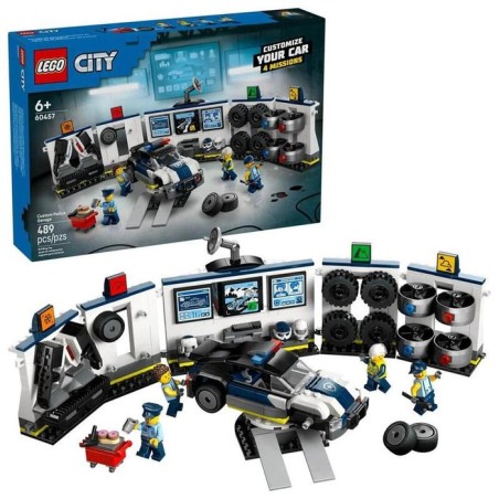 Lego 60457  city garaje personalizado para coches de policía