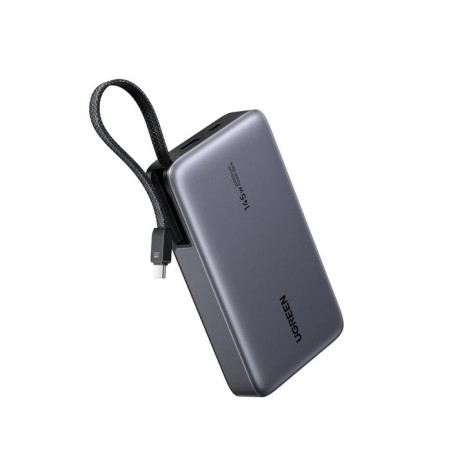 Ugreen pb551 20.000mah 145w powerbank 1x usb-c 1x usb-a 1x integriertes usb-c cable display