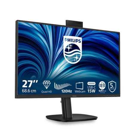 Philips 27" 2560x1440 120hz ips flat h a 150 mm softblue technology smart link sync second screen harmony tuv eyesafe usb