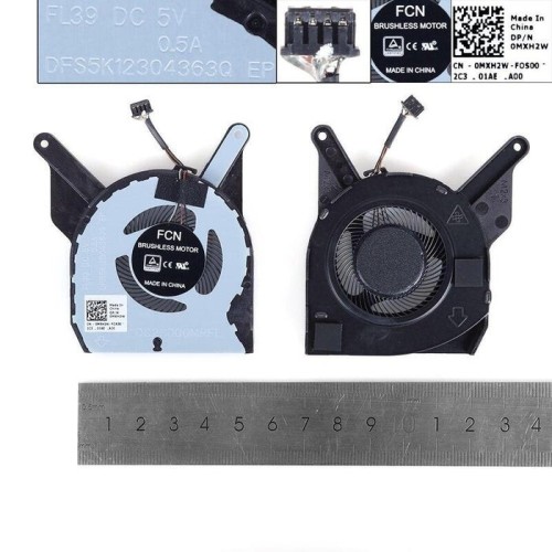 Ventilador para portátil dell latitude 5400 cn 0mxh2w
