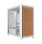 Caja corsair frame 4000d rs wood mid-tower white/oak cc-9011341-ww