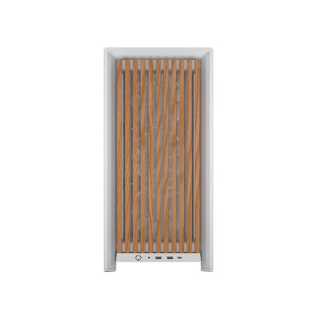 Caja corsair frame 4000d rs wood mid-tower white/oak cc-9011341-ww