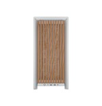 Caja corsair frame 4000d rs wood mid-tower white/oak cc-9011341-ww