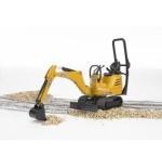 Jcb mikrobagger 8010 cts, modellfahrzeug amarillo / negro