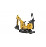 Jcb mikrobagger 8010 cts, modellfahrzeug amarillo / negro