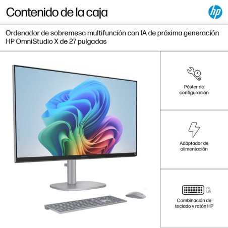 Hpc aio omnistudio 27-cs1005ns u5-226v 16gb 1tb 27" w11h plata