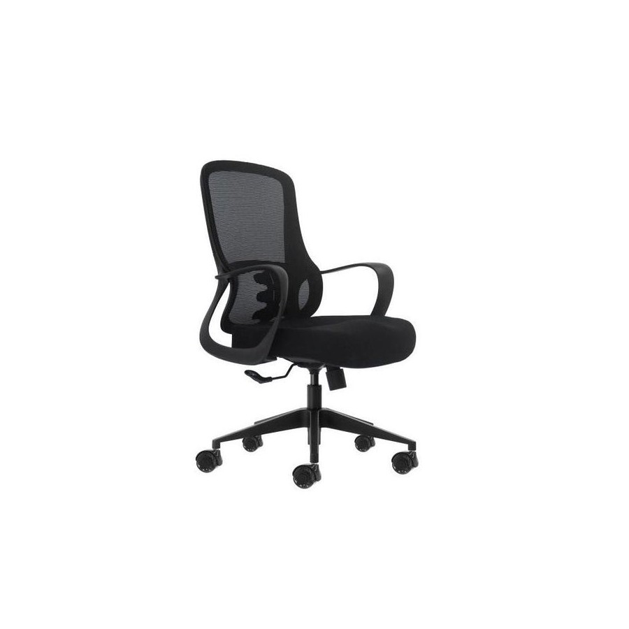 Oqonos cherg 006 silla de oficina ergonomica con respaldo de malla transpirable, piston de gas clase 4, soporte lumbar,