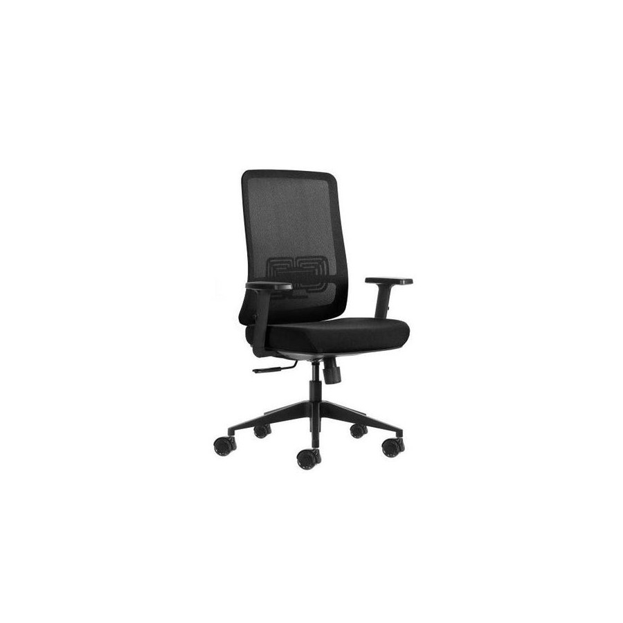 Oqonos cherg 017 silla de oficina ergonomica con tejido impermeable, mecanismo autobalanceado, soporte lumbar