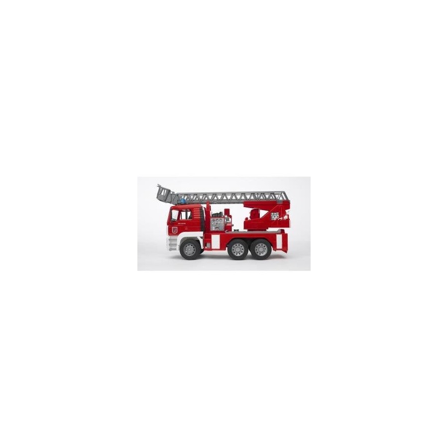 Bruder man fire engine with selwing ladder vehículo de juguete