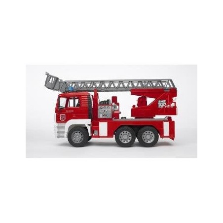Bruder man fire engine with selwing ladder vehículo de juguete