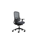 Oqonos cherg 020 silla de oficina ergonomica con mecanismo autobalanceado, reposabrazos 4d, asiento deslizable y ruedas