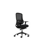 Oqonos cherg 021 silla de oficina ergonomica con mecanismo autobalanceado, reposabrazos 4d, asiento deslizable y ruedas