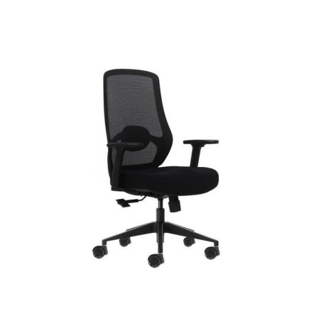 Oqonos cherg 024 silla de oficina ergonomica con soporte lumbar ajustable en altura y profundidad, reposabrazos 4d,