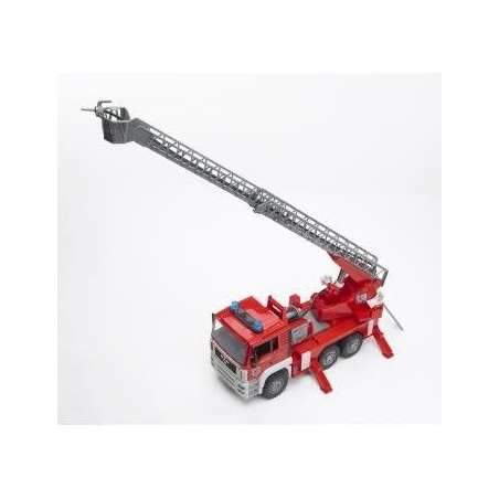Bruder man fire engine with selwing ladder vehículo de juguete