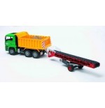 Modelo de vehículo bruder 02031 cinta transportadora