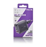 Cargador de pared gan ngs bud100wtiny 100w 2xusb tipo-c 1xusb 100w