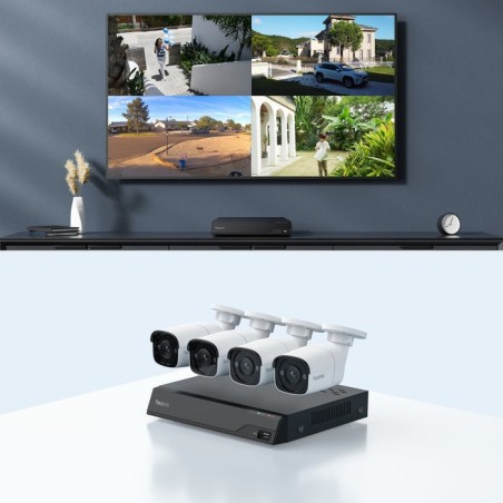 Reolink nvs8-5mb424 7 5mp 4mp super hd security camera system