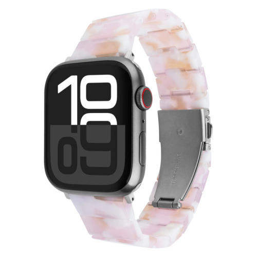 Fixed resin strap pro for apple watch 38 40 41, candy pink