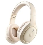 Auricular ngs bluetooth headphone artica tempest plegable beige