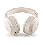 Auricular ngs bluetooth headphone artica tempest plegable beige