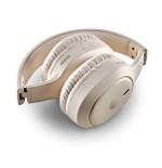 Auricular ngs bluetooth headphone artica tempest plegable beige