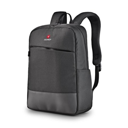 Bolsa mochila portatil 15.6 ngs sacks venture black acolchado impermeable