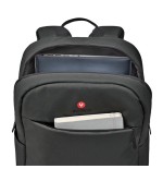 Bolsa mochila portatil 15.6 ngs sacks venture black acolchado impermeable