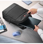 Bolsa mochila portatil 15.6 ngs sacks venture black acolchado impermeable