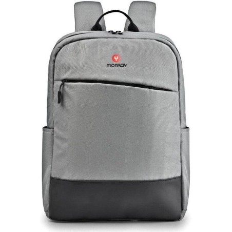 Bolsa mochila portatil 15.6 ngs sacks venture gris acolchado impermeable