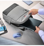 Bolsa mochila portatil 15.6 ngs sacks venture gris acolchado impermeable
