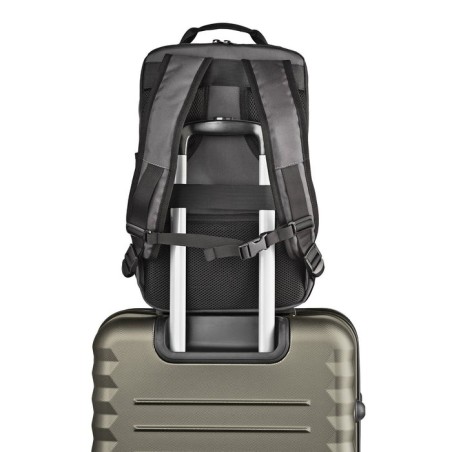 Bolsa mochila portatil 14.1 ngs sacks horizon gris acolchado impermeable