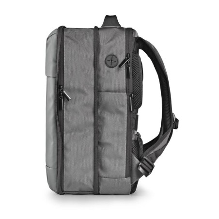 Bolsa mochila portatil 14.1 ngs sacks horizon gris acolchado impermeable