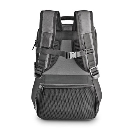 Bolsa mochila portatil 14.1 ngs sacks horizon gris acolchado impermeable