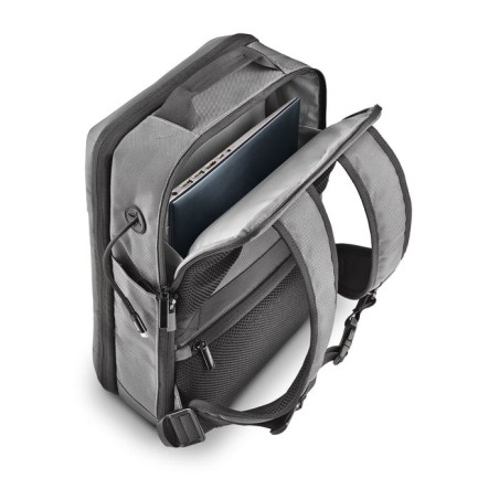 Bolsa mochila portatil 14.1 ngs sacks horizon gris acolchado impermeable