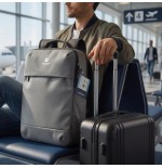 Bolsa mochila portatil 14.1 ngs sacks horizon gris acolchado impermeable