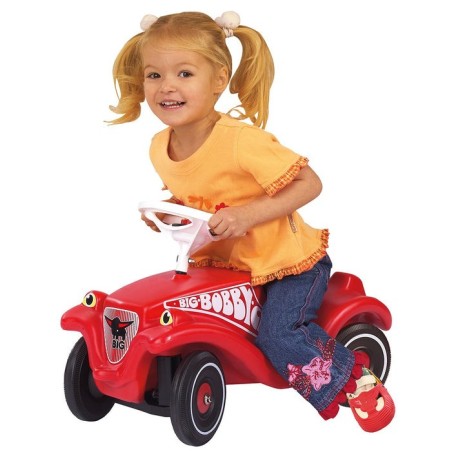 Big bobby-car-classic, correpasillos rojo / negro