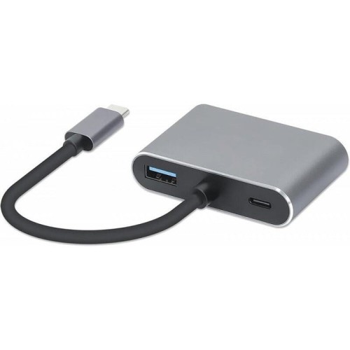 Hub usb typ-c 4w1 4k 30hz vga
