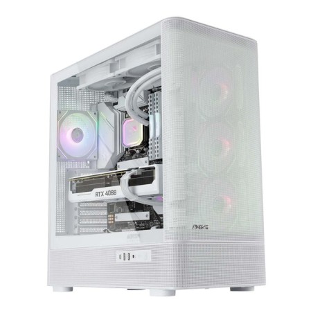 Caja atx abysm danube sava h500 ii air white 2x3.5" 3x2.5" 2xusb3.0 1xusb-c gpu 400mm