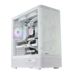 Caja atx abysm danube sava h500 ii air white 2x3.5" 3x2.5" 2xusb3.0 1xusb-c gpu 400mm