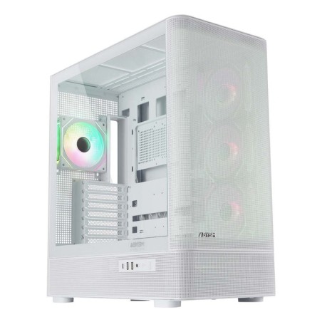 Caja atx abysm danube sava h500 ii air white 2x3.5" 3x2.5" 2xusb3.0 1xusb-c gpu 400mm